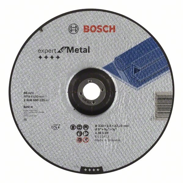 Bosch Trennscheibe gekröpft Expert for Metal A 30 S BF, 230 mm, 2,5 mm