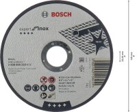 Bosch Trennscheibe gerade Expert for Inox AS 46 T INOX BF, 125 mm, 1,6 mm