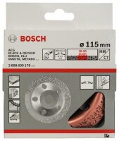 Bosch Carbide-Schleifköpfe, 115 mm, Feinheitsgrad...