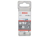 Bosch Stufenbohrer HSS, Sechskantschaft, 4 - 20 mm, 1/4-Zoll, 70,5 mm, 9 Stufen