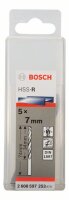 Bosch Karosseriebohrer HSS-R, DIN 1897, 7 x 34 x 74 mm, 5er-Pack