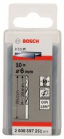 Bosch Karosseriebohrer HSS-R, DIN 1897, 6 x 28 x 66 mm,...