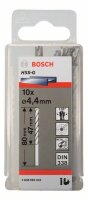 Bosch Metallbohrer HSS-G, DIN 338, Durchmesser 4,40 mm. 10er-Pack