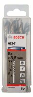 Bosch Metallbohrer HSS-G, DIN 338, Durchmesser 8,50 mm, 5er-Pack