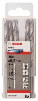 Bosch Metallbohrer HSS-G, DIN 338, Durchmesser 6,20 mm. 10er-Pack