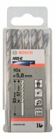 Bosch Metallbohrer HSS-G, DIN 338, Durchmesser 5,80 mm. 10er-Pack