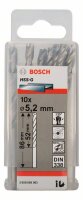 Bosch Metallbohrer HSS-G, DIN 338, Durchmesser 5,20 mm. 10er-Pack