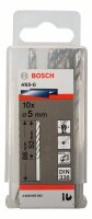 Bosch Metallbohrer HSS-G, DIN 338, 5 x 52 x 86 mm, 10er-Pack