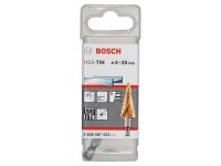 Bosch Stufenbohrer HSS-TiN, 4 - 20 mm, 1/4-Zoll, 70,5 mm,...