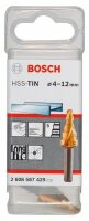 Bosch Stufenbohrer HSS-TiN, 4 - 12 mm, 6 mm, 50 mm, 5 Stufen