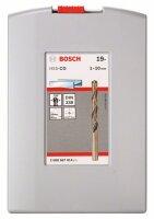 Bosch 19-teiliges ProBox Set HSS-Co, DIN 338, 1–10 mm. Für Bohrmaschinen/Schrauber