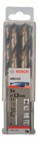 Bosch Metallbohrer HSS-Co, DIN 338, 13 x 101 x 151 mm, 5er-Pack