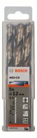 Bosch Metallbohrer HSS-Co, DIN 338, 12 x 101 x 151 mm, 5er-Pack