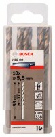 Bosch Metallbohrer HSS-Co, DIN 338, 5,5 x 57 x 93 mm,...