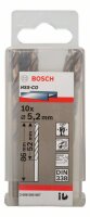 Bosch Metallbohrer HSS-Co, DIN 338, 5,2 x 52 x 86 mm, 10er-Pack