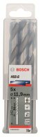 Bosch Metallbohrer HSS-G, DIN 338, 11,9 x 101 x 151 mm, 5er-Pack