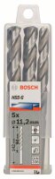 Bosch Metallbohrer HSS-G, DIN 338, 11,2 x 94 x 142 mm, 5er-Pack