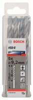 Bosch Metallbohrer HSS-G, DIN 338, 9,2 x 81 x 125 mm, 5er-Pack