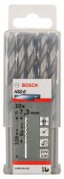 Bosch Metallbohrer HSS-G, DIN 338, 7,3 x 69 x 109 mm, 10er-Pack