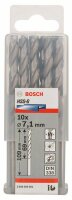 Bosch Metallbohrer HSS-G, DIN 338, 7,1 x 69 x 109 mm, 10er-Pack