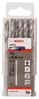 Bosch Metallbohrer HSS-G, DIN 338, 6,6 x 63 x 101 mm, 10er-Pack