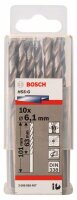 Bosch Metallbohrer HSS-G, DIN 338, 6,1 x 63 x 101 mm, 10er-Pack