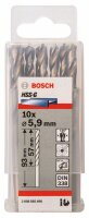 Bosch Metallbohrer HSS-G, DIN 338, 5,9 x 57 x 93 mm, 10er-Pack