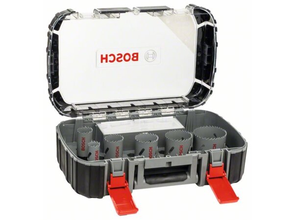 Bosch 6-teiliges HSS Bi-Metall-Lochsägen-Set für Elektriker, 22–64 mm