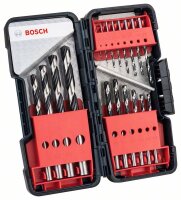 Bosch HSS-Spiralbohrer-Set, PointTeQ, 18-tlg., ToughBox,...