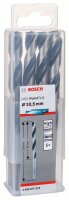 Bosch Metallspiralbohrer HSS PointTeQ, DIN 338, 10,5 mm, 5er-Pack