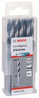 Bosch Metallspiralbohrer HSS PointTeQ, DIN 338, 6,6 mm, 10er-Pack