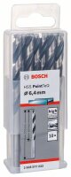 Bosch Metallspiralbohrer HSS PointTeQ, DIN 338, 6,4 mm, 10er-Pack