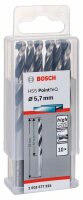 Bosch Metallspiralbohrer HSS PointTeQ, DIN 338, 5,7 mm, 10er-Pack