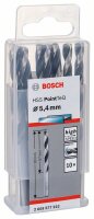 Bosch Metallspiralbohrer HSS PointTeQ, DIN 338, 5,4 mm, 10er-Pack