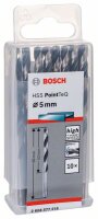 Bosch Metallspiralbohrer HSS PointTeQ, DIN 338, 5,0 mm, 10er-Pack