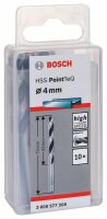 Bosch Metallspiralbohrer HSS PointTeQ, DIN 338, 4,0 mm, 10er-Pack