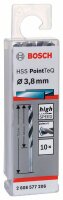 Bosch Metallspiralbohrer HSS PointTeQ, DIN 338, 3,8 mm, 10er-Pack