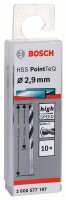 Bosch Metallspiralbohrer HSS PointTeQ, DIN 338, 2,9 mm, 10er-Pack