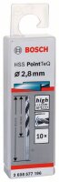 Bosch Metallspiralbohrer HSS PointTeQ, DIN 338, 2,8 mm, 10er-Pack