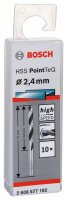 Bosch Metallspiralbohrer HSS PointTeQ, DIN 338, 2,4 mm, 10er-Pack