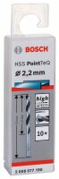 Bosch Metallspiralbohrer HSS PointTeQ, DIN 338, 2,2 mm, 10er-Pack