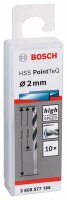 Bosch Metallspiralbohrer HSS PointTeQ, DIN 338, 2,0 mm, 10er-Pack