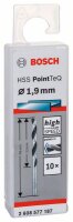 Bosch Metallspiralbohrer HSS PointTeQ, DIN 338, 1,9 mm, 10er-Pack