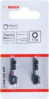 Bosch Impact Control T25 Insert Bits, 2 Stk.