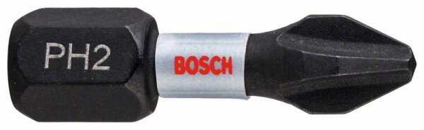 Bosch Impact Control PH2 Insert Bit 25 mm, 2 Stk.