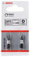 Bosch Impact Control PH2 Insert Bit 25 mm, 2 Stk.