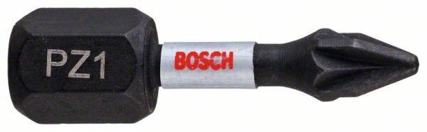 Bosch Impact Control Schrauberbit, 25 mm, 2xPZ1. Für Schraubendreher