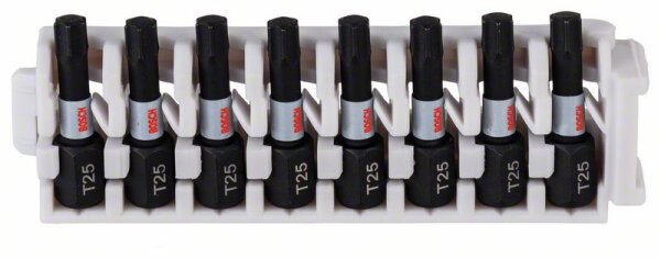 Bosch Schrauberbit Impact Control Insert Bits, 8-tlg. (8 x T25)