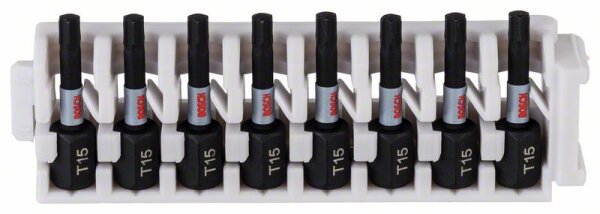 Bosch Schrauberbit Impact Control Insert Bit Pack (8 x T15)