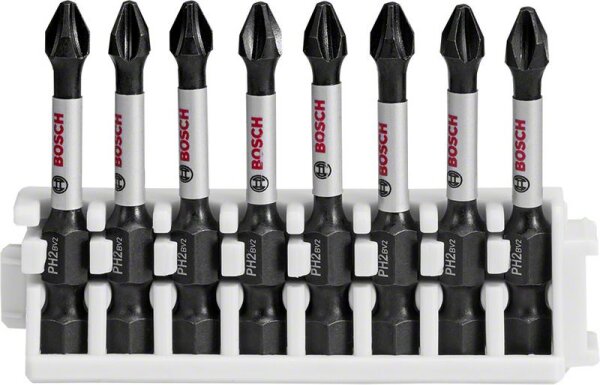 Bosch 8-tlg. Impact Control Power Bit Pack, 8 x PH2